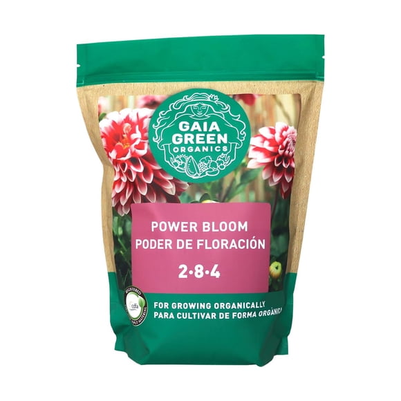 Gaia Green 2-8-4 Power Bloom 2kg - Great for Bigger Flowers, More Tomatoes, and Healthier Plants