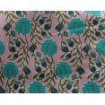 thumbnail image 4 of oneOone Georgette Viscose Fabric Leaves & Floral Block Printed Craft Fabric BTY 42 Inch Wide, 4 of 5
