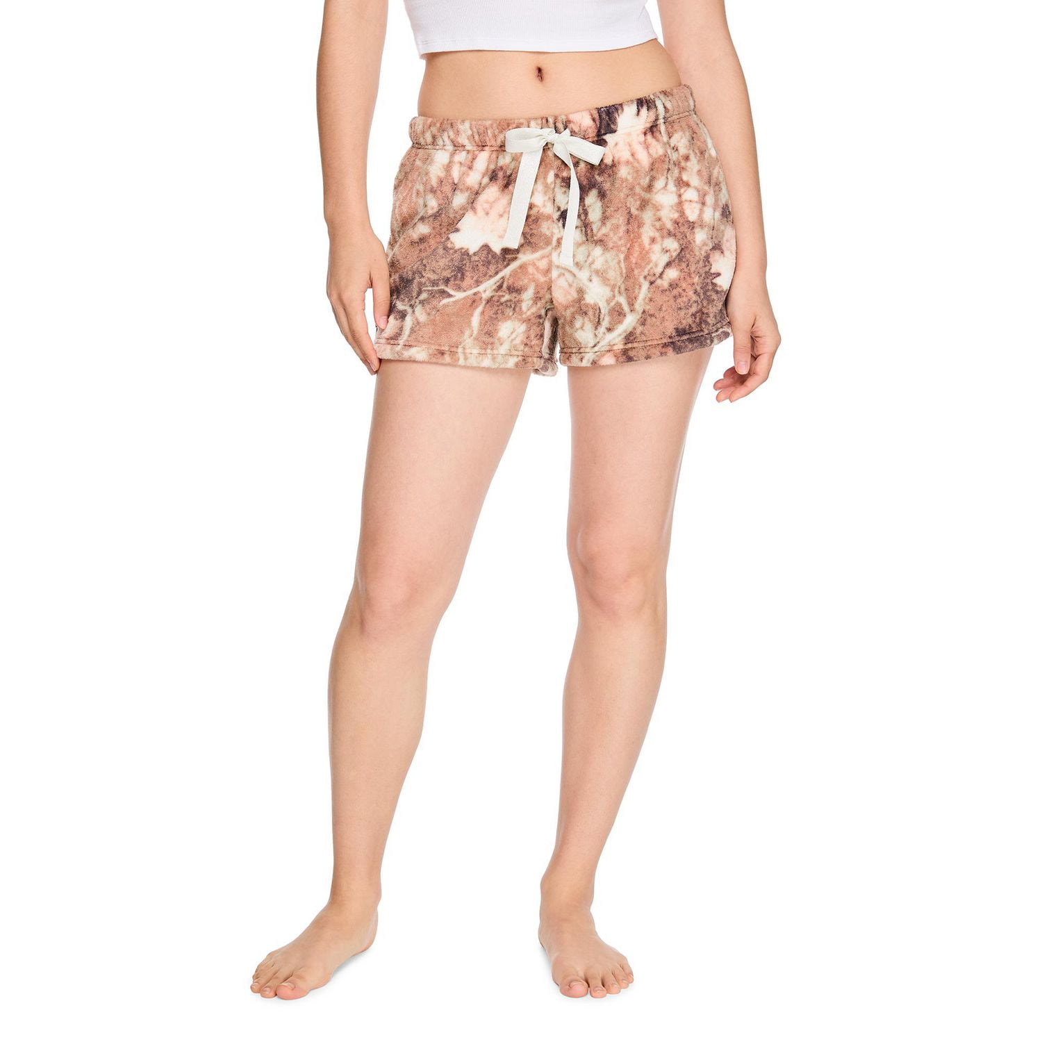 Short de nuit en peluche No Boundaries pour femmes