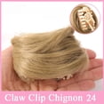 thumbnail image 2 of Postiches Chignon Spatial Mini Pince à Griffes Chignon Cheveux Oreilles de Chat Décoiffées Extension de Cheveux Beigne Chignon, 2 of 6