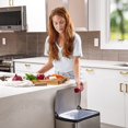 thumbnail image 2 of Plasticplace Custom Fit Trash Bags, Compatible with simplehuman Code X (100 Count) White Drawstring Garbage Liners 21 Ga, 2 of 8