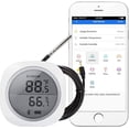 thumbnail image 1 of Inkbird IBS-TH1 Plus Wireless Bluetooth Temperature and Humidity Monitor Thermometer and Hygrometer Used for Brewing Meat Plant Cigar Storage, 1 of 10
