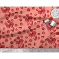 thumbnail image 3 of Soimoi Rayon Fabric Raspberry,Strawberry & Cherry Fruits Print Fabric by The Yard 56 Inch Wide, 3 of 3