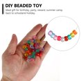 thumbnail image 3 of EeaseCA 1000pcs DIY Handmade Beaded Accessories Acrylic Hole Barrel Beads Rice Beads, 3 of 7