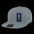 thumbnail image 1 of Decky RP1-PL-GRY-25 Retro Fitted Caps Grey - 7.25, 1 of 3