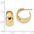 thumbnail image 2 of Boucles d'Oreilles Créoles Petites en Or Jaune 10K, 2 of 2