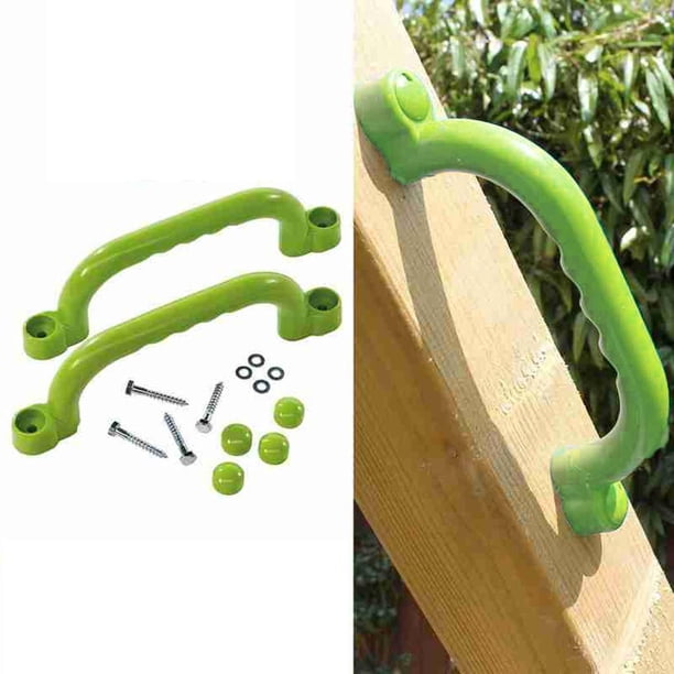 Poignées De Maison De Jeu 2 Pièces Poignée Aire De Jeux, Safety Handles, pour Aire De Jeux, Cabane dans Les Arbres, Cadre d'escalade (Rouge) | Leroy Merlin