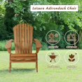 thumbnail image 2 of FDW Folding Adirondack Chair Outdoor Chairs Patio Furniture Weather Resistant, 2 of 7