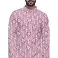 thumbnail image 4 of Atasi Printed Long Sleeve Kurta For Men Button Down Cotton Slub Ethnic Shirt, 4 of 5