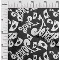 thumbnail image 1 of oneOone Rayon Dark Gray Fabric Joker & Poker Text Craft Projects Decor Fabric Printed By The Yard 56 Inch Wide, 1 of 5
