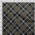 thumbnail image 3 of oneOone Viscose Chiffon Fabric Tartan Check Printed Craft Fabric BTY 42 Inch Wide, 3 of 4
