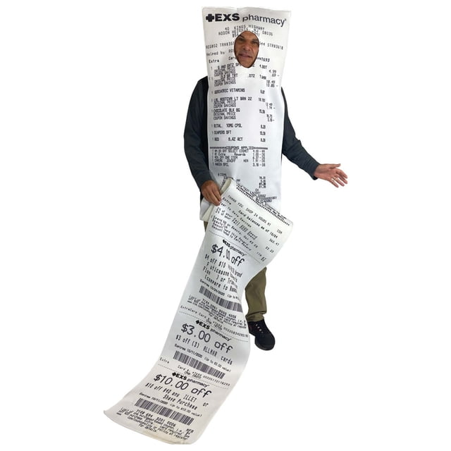 Costume de Reçu de Pharmacie Long EXS-ively pour Adultes