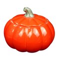 thumbnail image 1 of Boîte de Thé en Forme de Mini Citrouille Colorée, Contenant de Rangement en Céramique, Contenant Scellé, Pot à Café et à Sucre, Cadeau pour Restaurant et Maison - Taille P (Rouge), 1 of 8