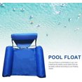 thumbnail image 5 of Lit de bain gonflable, hamac à eau Chaise longue 4 en 1 Matelas pneumatique pour salon de piscine Hamac gonflable pour piscine Hamac gonflable pour piscine pour adultes et enfants (Bleu), 5 of 5