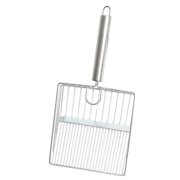 Tachiuwa Cat Litter Stainless Steel Cleaner Cat Sifter for Kitten Kitty Lizards A