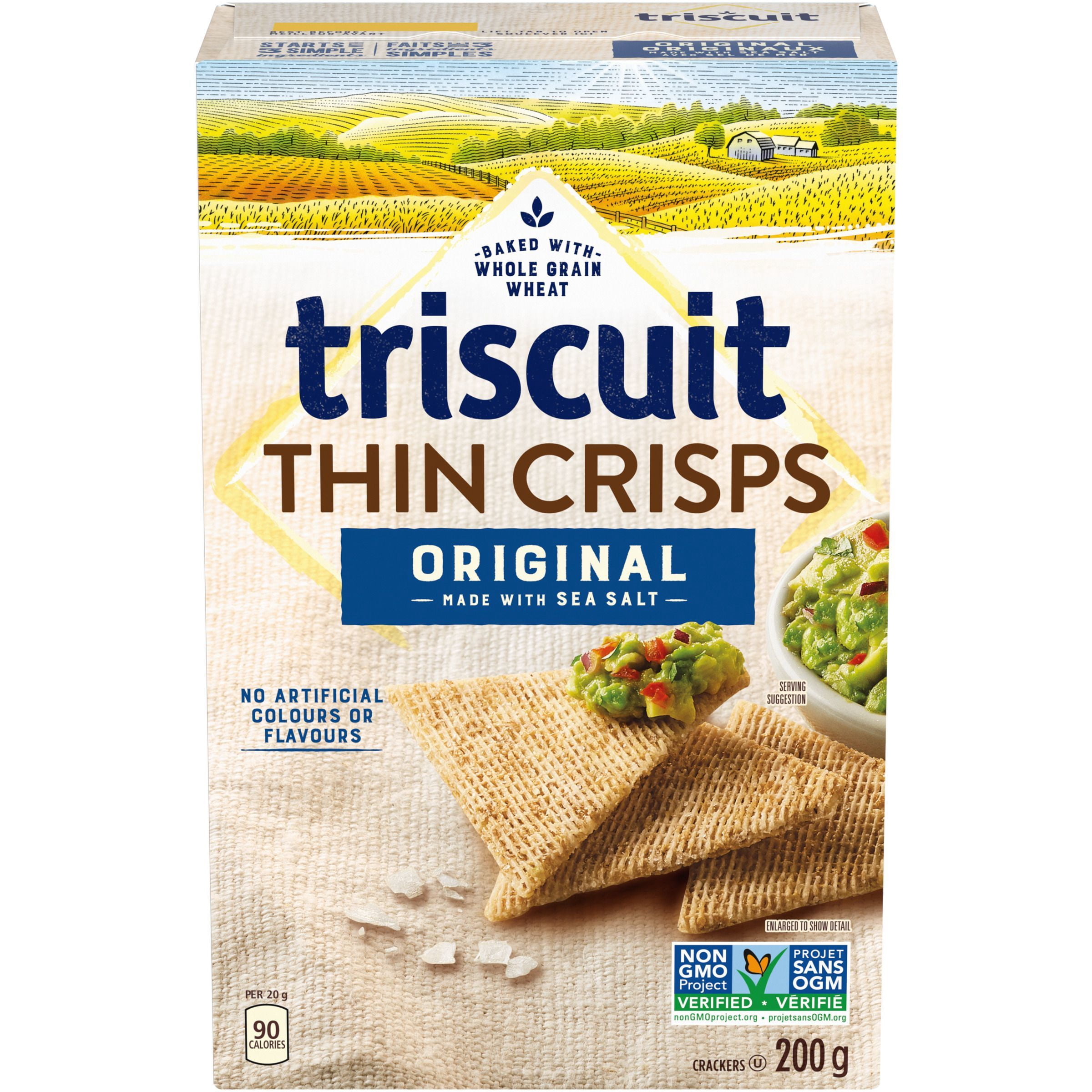 Triscuit Thin Crisps, Original Snacking Crackers
