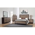 thumbnail image 1 of K-Living Preston Mirror in Dark Ebony and Rustic Mahogany Frame, 1 of 1