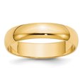 thumbnail image 1 of Bande Demi-Ronde 14KY 5mm LTW Taille 7.5 Taille 7.5, 1 of 3