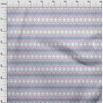 thumbnail image 3 of oneOone Georgette Viscose Fabric Peacock Feather Ikat Print Fabric By Yard 42 Inch Wide, 3 of 4