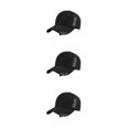thumbnail image 3 of kurtrusly Casquette de Baseball Réglable Accessoire pour Vie Élégante Classique Noir 3Ensemble, 3 of 6