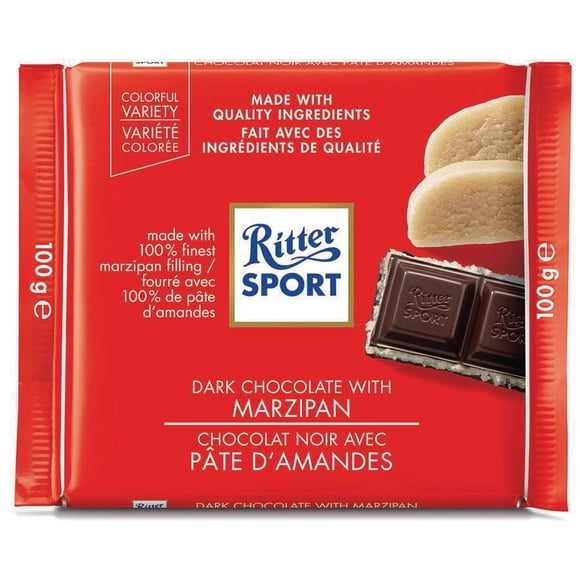 Ritter Sport Dark Chocolate with Marzipan