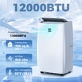 thumbnail image 2 of HOMCOM 14000 BTU Portable Air Conditioner with Dehumidifier & Fan, AC Unit, 2 of 10