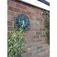 thumbnail image 3 of Outdoor Wall Clock, 30cm Waterproof Garden Clock, Retro Decor Clocks For Home Kitchen Living Room - Not Silent (turquoise), 3 of 5
