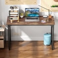 thumbnail image 2 of BestOffice Computer Desk, Modern Home Office Study Writing Table, Vintage Style PC Desk, 2 of 7