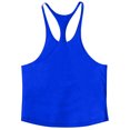 thumbnail image 2 of Lmnyox Men's Workout Tank Tops Cotton Sleeveless Stretchy Training Muscle Tee Quick Dry Athletic Shirts, 2 of 5