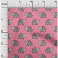 thumbnail image 1 of oneOone Cotton Flex Fabric Elephant Block Decor Fabric Printed BTY 40 Inch Wide, 1 of 4