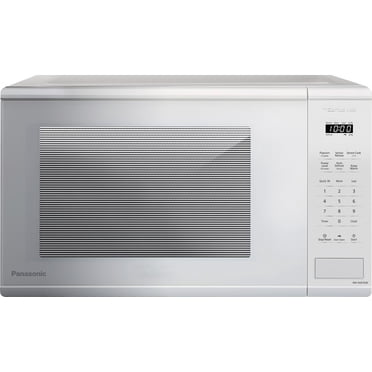 Four à micro-ondes Panasonic NNSG676WC Genius de taille moyenne, 1 100 W, 7 menus de cuisson automatique, verrouillage enfant, 1,3 Cu.ft, blanc