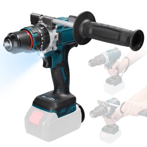 Impact 13mm Rechargeable Brushless Motor Electric Impact Drill Cordless Electric Screwdriver Multifunctional Electric Drill Handheld Electric Screwdriver Electric Power Tools