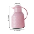 thumbnail image 3 of Kbndieu A Kettle Home Large Capacity Hot Kettle Office Portable Glass Insulated Pot Teapot Open Water Bottle Kitchen Essentials, 3 of 5