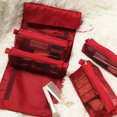 thumbnail image 3 of CAROOTU Cosmetic Bag Female Portable Large-Capacity Storage Bag Folding Travel Storage, 3 of 6