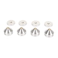 thumbnail image 1 of Support d'Isolation pour Pointes de Haut-Parleurs 4 Pcs, Coussinets de Pointes de Haut-Parleur en Alliage d'Aluminium avec Bille en Acier, Composants Réduisant le Saut, pour Plateau Tournant, Caisson de Basses, Amplis de Haut-Parleur, 1 of 8