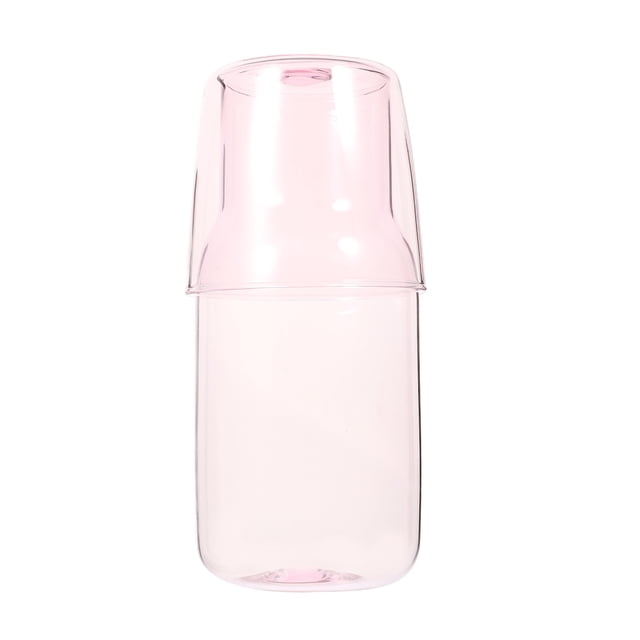 Shisuyan 1 Set of Household Water Jug Convenient Glass Carafe Bedroom Bedside Carafe Drinking Accessory