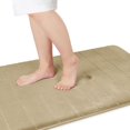 thumbnail image 1 of ORUYROP Memory Foam Bath Mat Large Size, Soft and Comfortable, Super Water Absorbent, Non-Slip, Thick, Machine Washable (36 x 24 Inch, Camel), 1 of 7