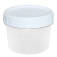 thumbnail image 3 of 1 Pcs Contenants en Plastique avec Couvercles, Mini Contenants en Plastique, Contenants de Rangement Réutilisables Transparents Empilables, pour Collation Dîner Préparation de Repas Vinaigrettes, Contenants de Congélateur Étanches, (Blanc, 200 ml), 3 of 8