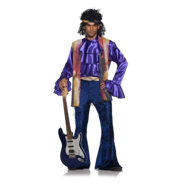 Hendrix Costume de Rock Star Grande Taille / Années 70 / Costumes pour Hommes