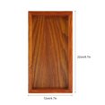 thumbnail image 4 of Greensen Rectangle Wooden Tea Tray Serving Table Plate Snacks Food Storage Dish for Hotel Home , Tea Serving Plate , Tea Tray, 4 of 8