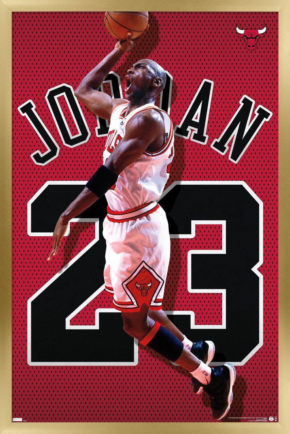 Michael Jordan - Jersey Wall Poster