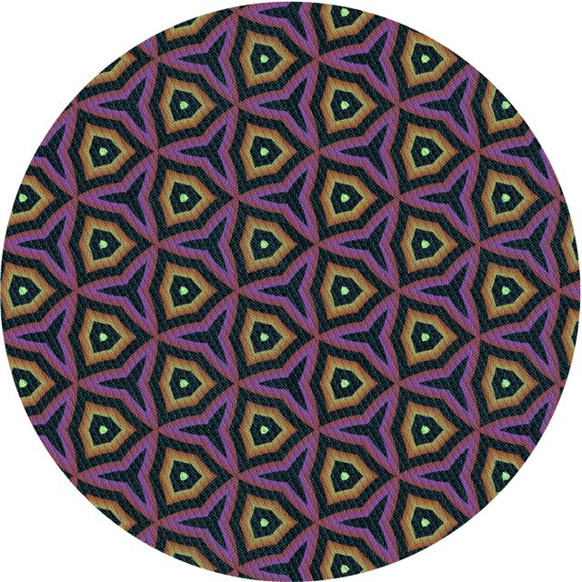 Ahgly Company Tapis Rond Lavable en Machine Intérieur Transitionnel Gris Cendré, 4 Pieds Rond