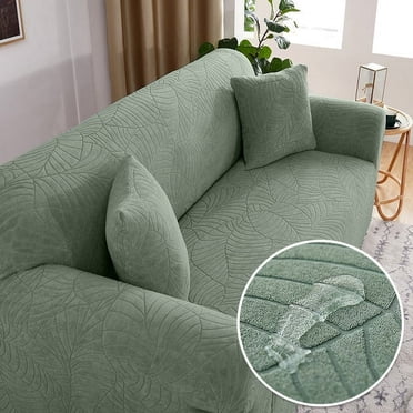 Housse de Sofa Jacquard Épaisse pour Salon, Housse de Sofa Élastique et Imperméable 1/2/3/4 Places, Housse de Sofa d'Angle en L