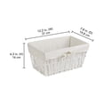 thumbnail image 2 of Hometrends Lined Rolled Paper Basket, 2 of 4