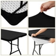 thumbnail image 3 of Cagogo under $5 Picnic Tablecloth, Elastic Tablecloth, Spandex Picnic Table Cover, Stretchable Rectangular Tablecloth, Waterproof Outdoor Tablecloth, Washable Patio Tablecloth For Parties, 3 of 5