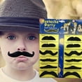 thumbnail image 2 of 12pcs Party Masquerade Self Adhesive Cosplay False Beard False Moustache for Carnival, 2 of 6