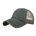thumbnail image 2 of Unisex Men Women Solid Color Sun Hat Adjustable Baseball Cap Hip Hop Hat, 2 of 4