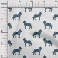 thumbnail image 1 of oneOone Cotton Flex Fabric Horse Block Print Fabric BTY 40 Inch Wide, 1 of 4