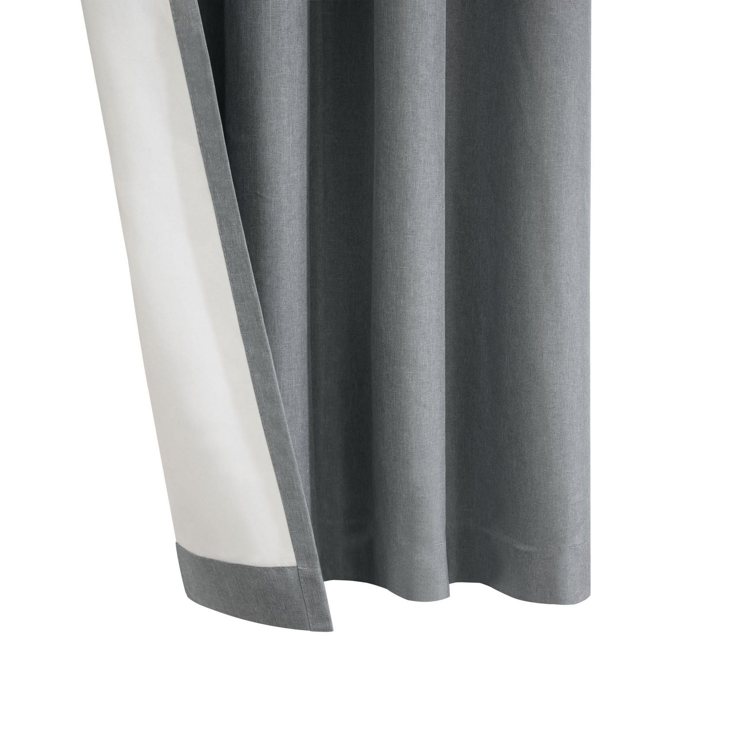 Peru pair de rideaux à oeillets 100% opaques par Thermaplus - 52 po x 108 po, bleu