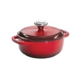thumbnail image 1 of Lodge Enamel Dutch Oven, Red - 1.5 quart., 1 of 5